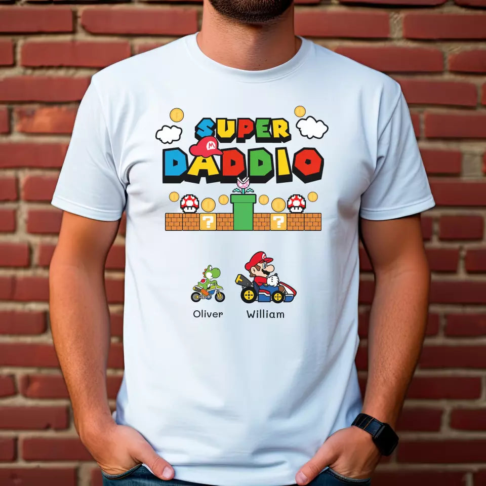 SUPER DADDIO Personalized T-Shirt